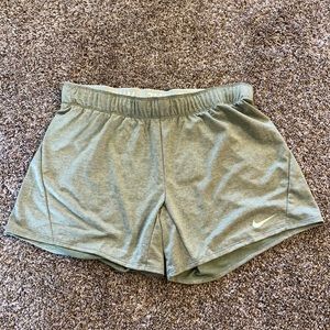 Green Nike Track Shorts